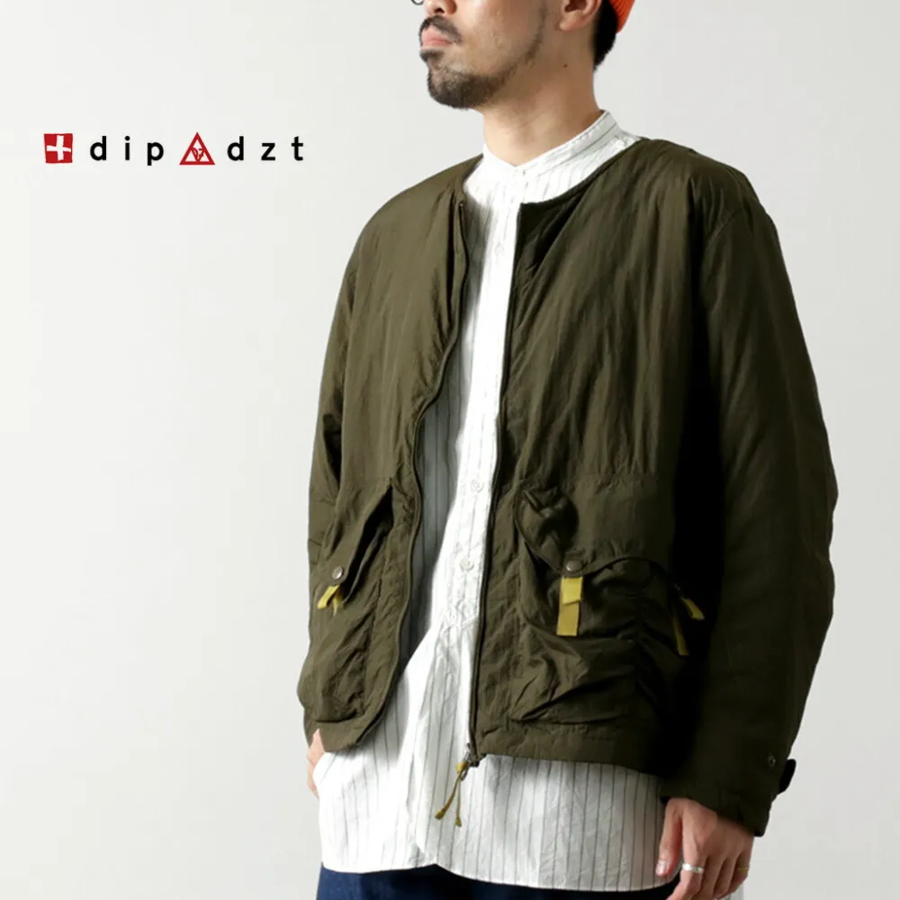DIP/DZT Jackets^DIP/DZT / No-collar blouson olive