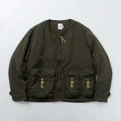 DIP/DZT Jackets^DIP/DZT / No-collar blouson olive