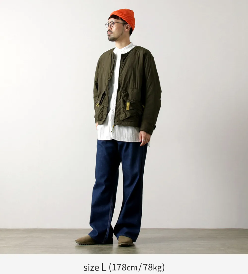 DIP/DZT Jackets^DIP/DZT / No-collar blouson olive