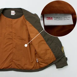 DIP/DZT Jackets^DIP/DZT / No-collar blouson olive
