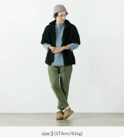 FARFIELD ORIGINAL Jackets^/ Jacquard Weave Boa Short Sleeve Fell Jacket