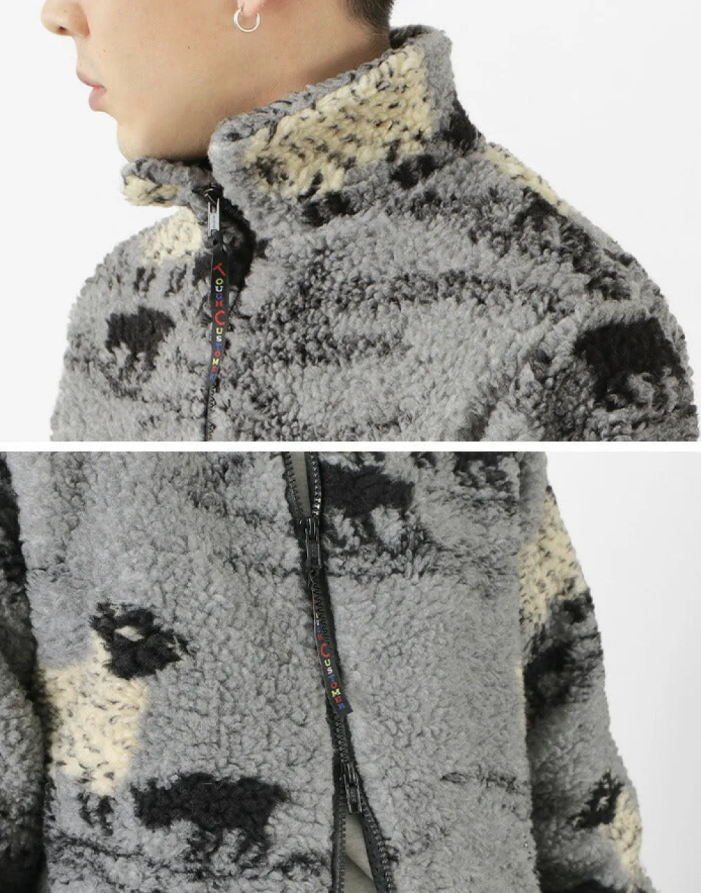 FARFIELD ORIGINAL Jackets^/ Jacquard Woven Boa Fell Jacket
