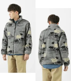 FARFIELD ORIGINAL Jackets^/ Jacquard Woven Boa Fell Jacket