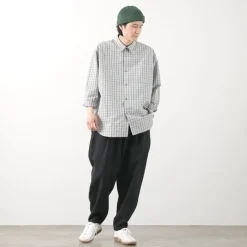 F/CE. Trousers^F/CE. / Lightweight balloon cropped pants black