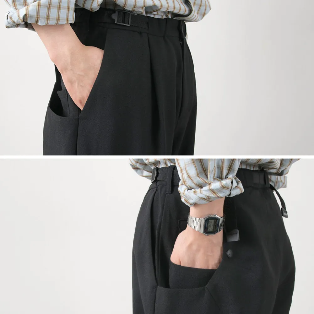 F/CE. Trousers^F/CE. / Lightweight balloon cropped pants black