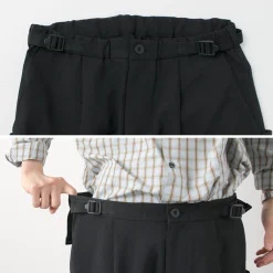 F/CE. Trousers^F/CE. / Lightweight balloon cropped pants black