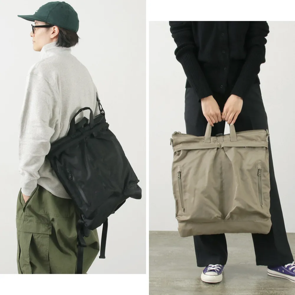 F/CE. Shoulder Bags|Backpacks^F/CE / Recycle twill 3-way helmet bag