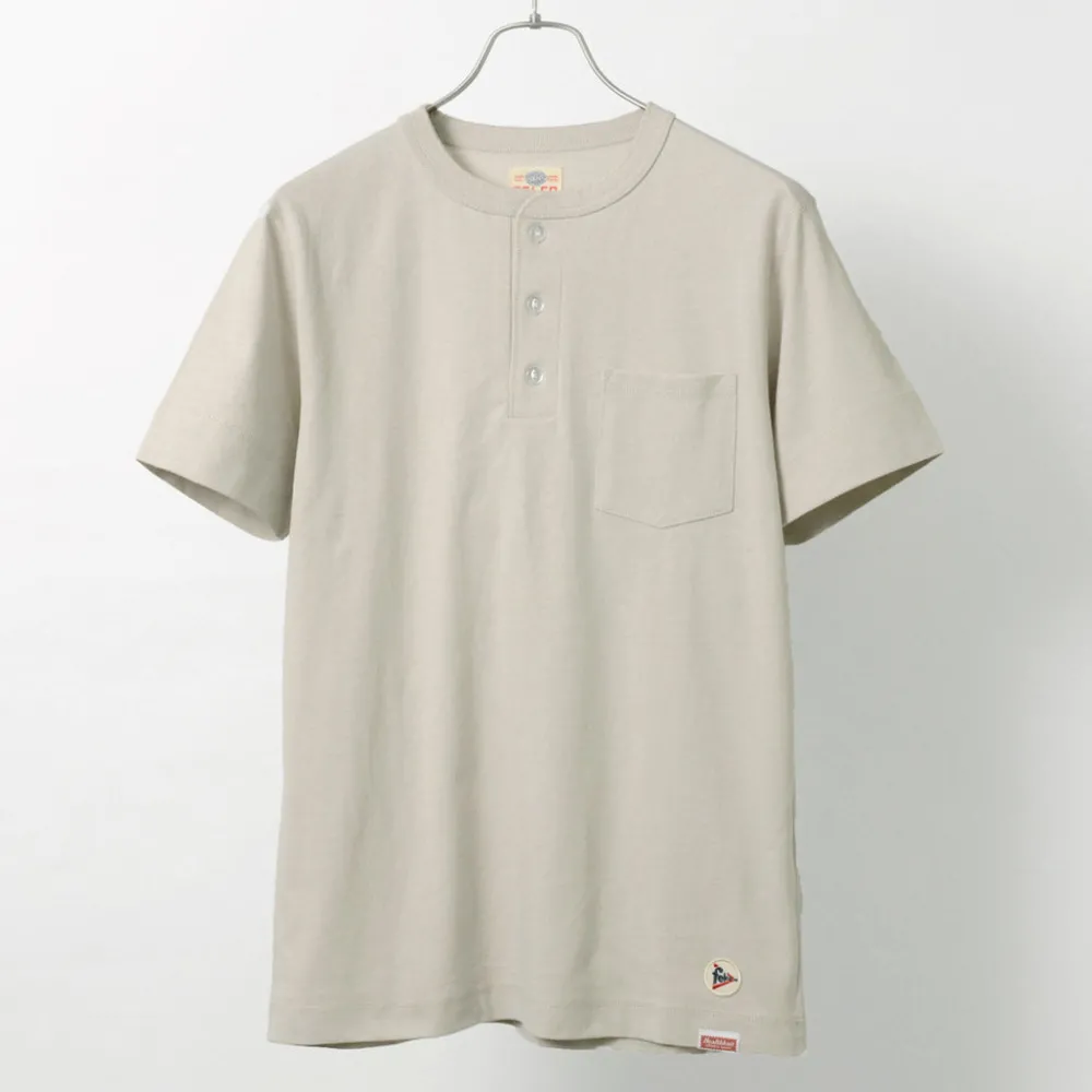 FELCO T-Shirts^/ Pocket Henley Neck T-shirt