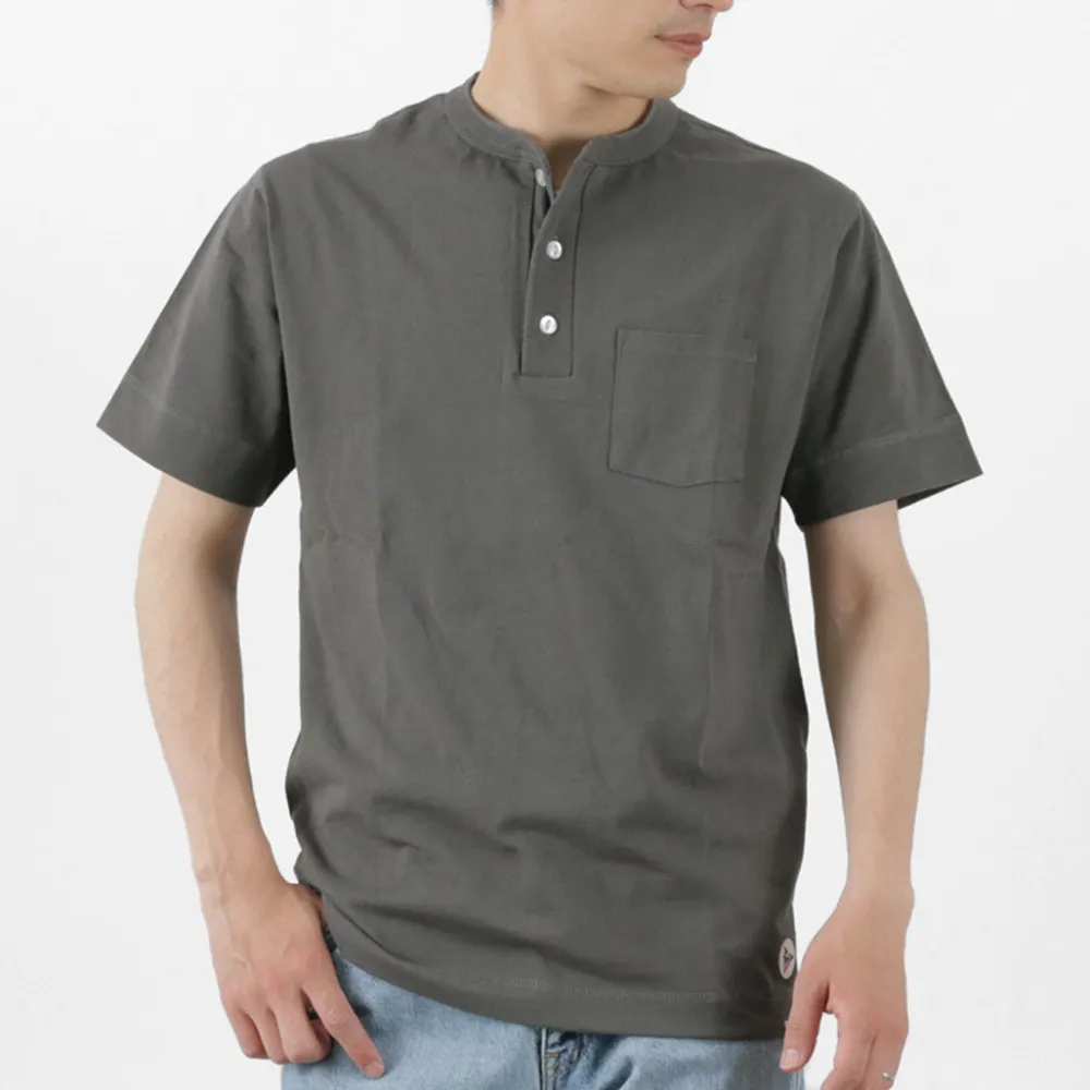 FELCO T-Shirts^/ Pocket Henley Neck T-shirt