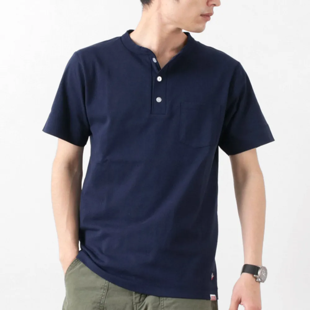 FELCO T-Shirts^/ Pocket Henley Neck T-shirt