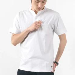 FELCO T-Shirts^/ Pocket Henley Neck T-shirt