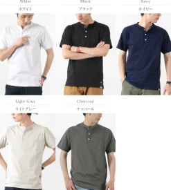 FELCO T-Shirts^/ Pocket Henley Neck T-shirt