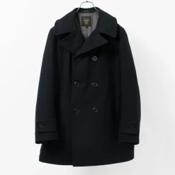 FIDELITY Coats^/ 23oz Melton Peacoat black