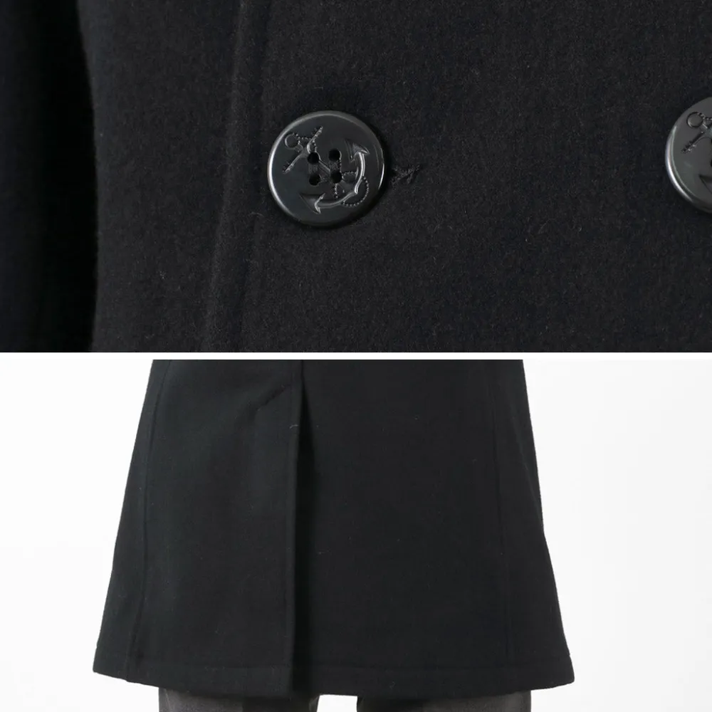 FIDELITY Coats^/ 23oz Melton Peacoat black