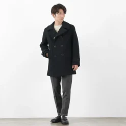 FIDELITY Coats^/ 23oz Melton Peacoat black
