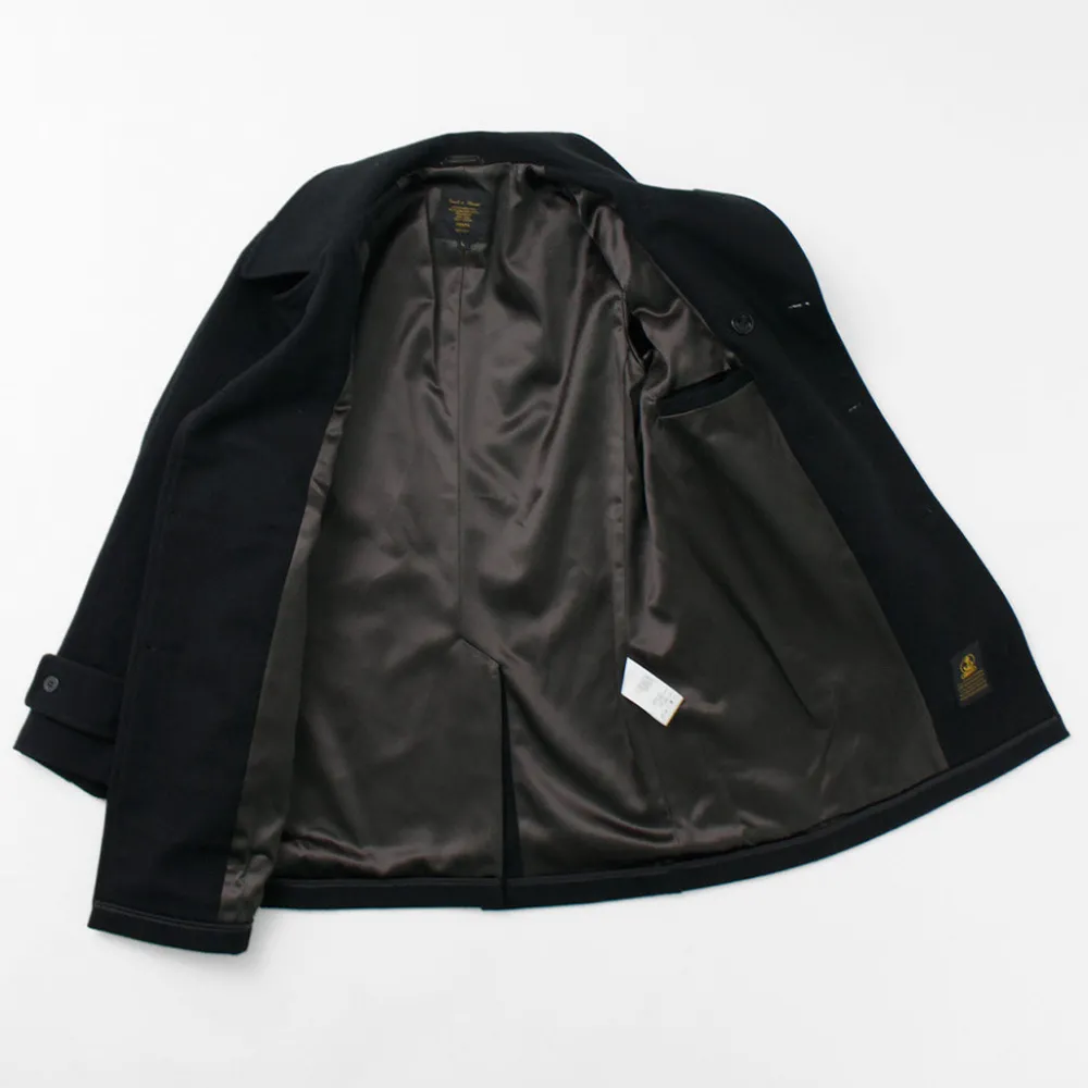 FIDELITY Coats^/ 23oz Melton Peacoat black