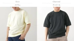 FILMELANGE T-Shirts^/ Elmer Extra Mini-piled Short Sleeved Sweat Tee
