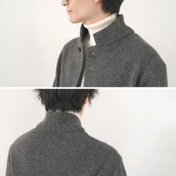 FILMELANGE Jackets^/ Hiet Melton Knit Jacket charcoal