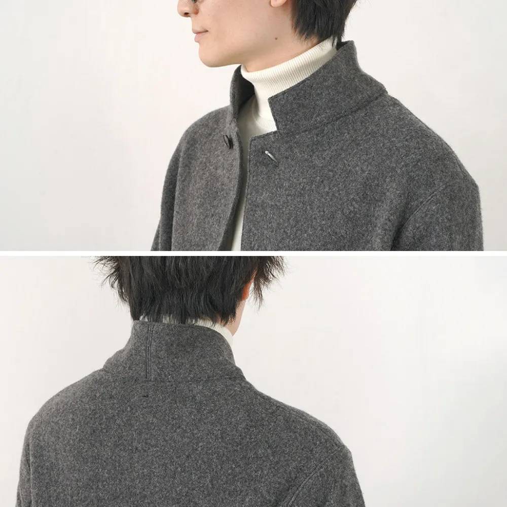 FILMELANGE Jackets^/ Hiet Melton Knit Jacket charcoal