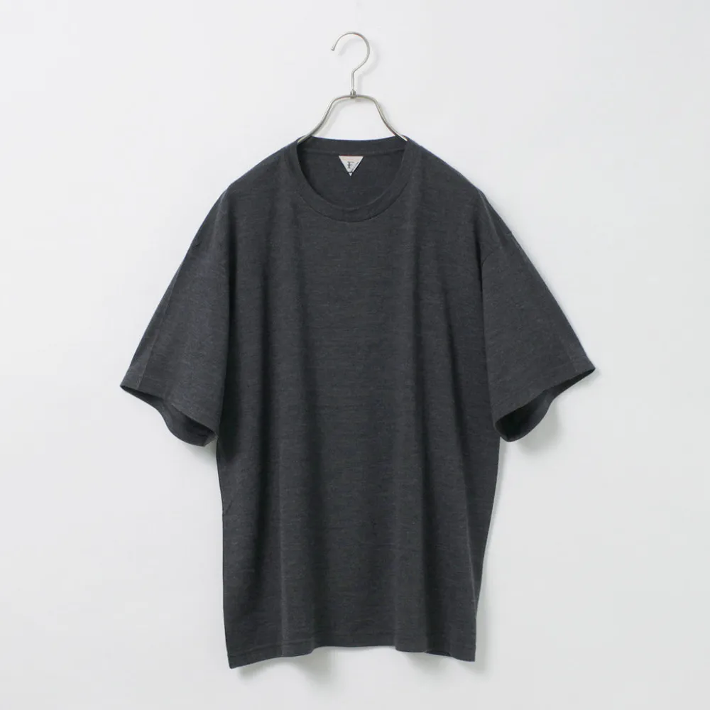 FILMELANGE T-Shirts^/ Wolve New Zealand Merino Jersey Box T-Shirt