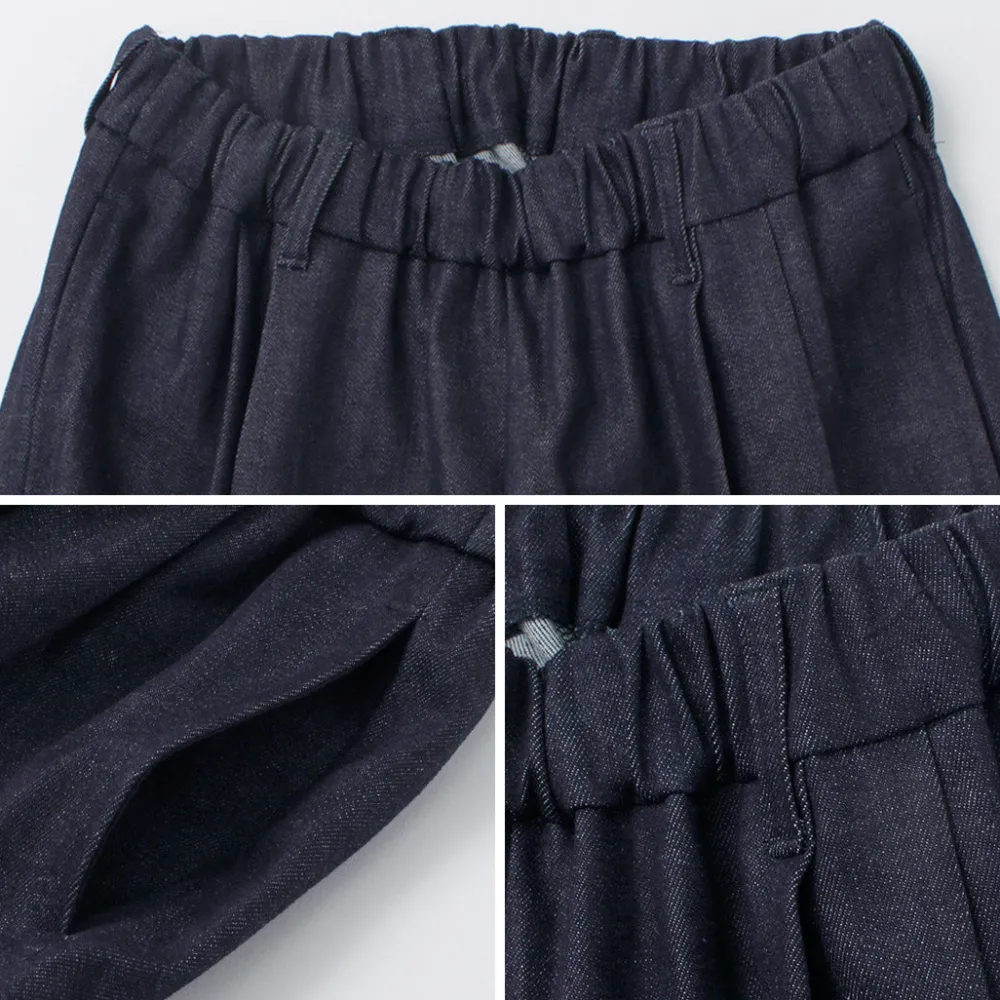 FLISTFIA Jeans^/ Denim Wide Tuck Trousers