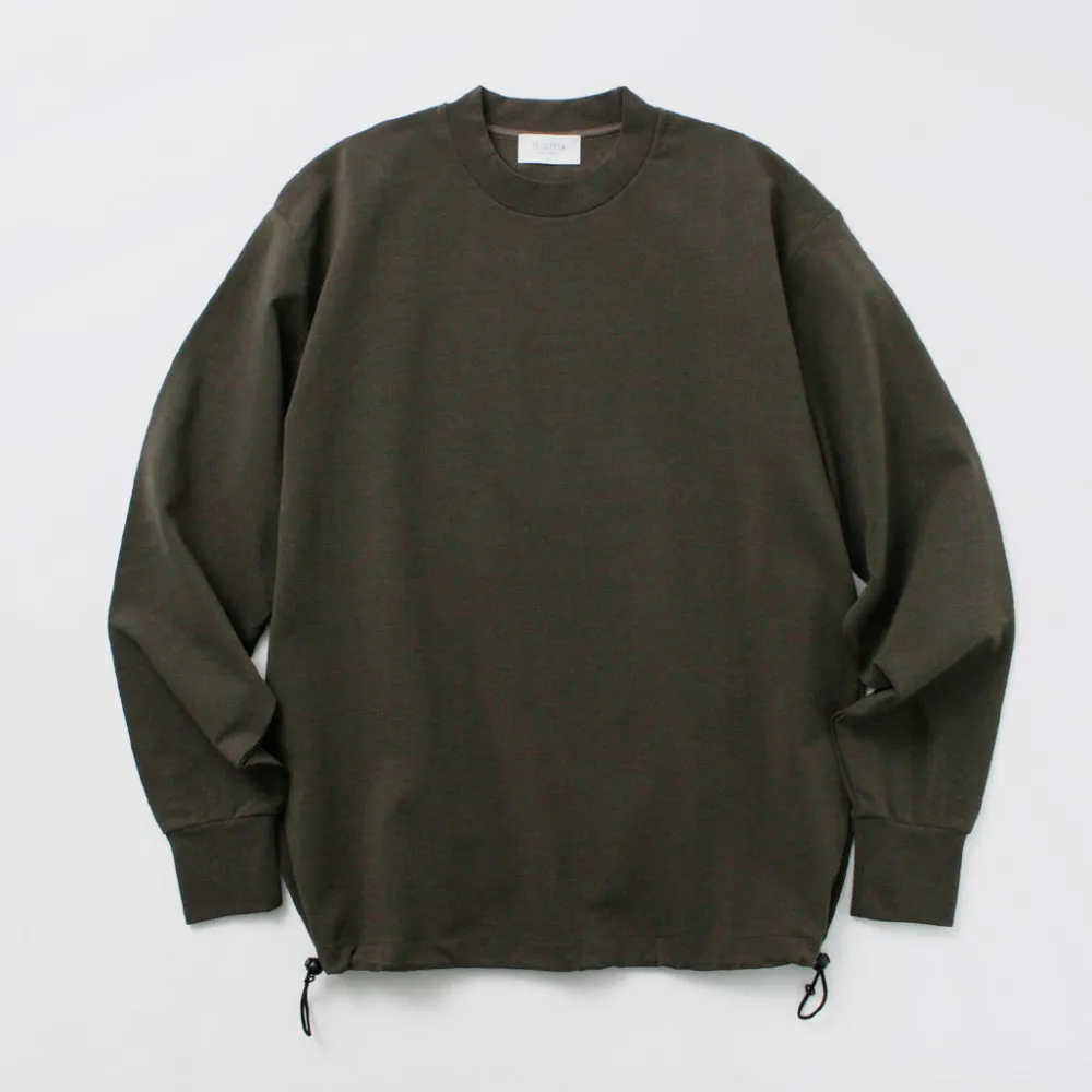 FLISTFIA T-Shirts^/ Long Sleeve Drawcord Pullover