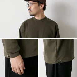 FLISTFIA T-Shirts^/ Long Sleeve Drawcord Pullover
