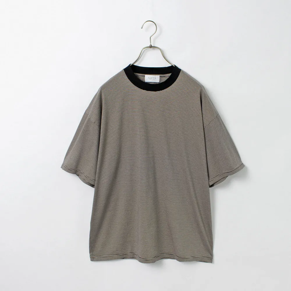 FLISTFIA T-Shirts^/ Loose fit Striped crew neck T-shirt