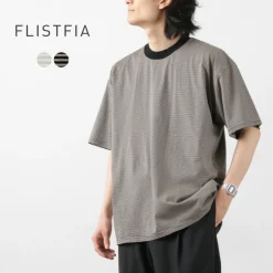 FLISTFIA T-Shirts^/ Loose fit Striped crew neck T-shirt
