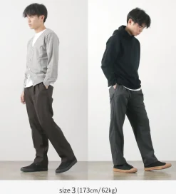 FLISTFIA Trousers^/ Wool-like Tuck Wide Trouesrs