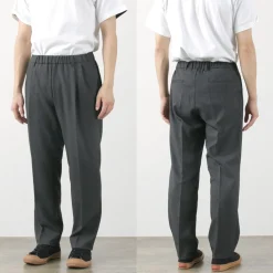 FLISTFIA Trousers^/ Wool-like Tuck Wide Trouesrs
