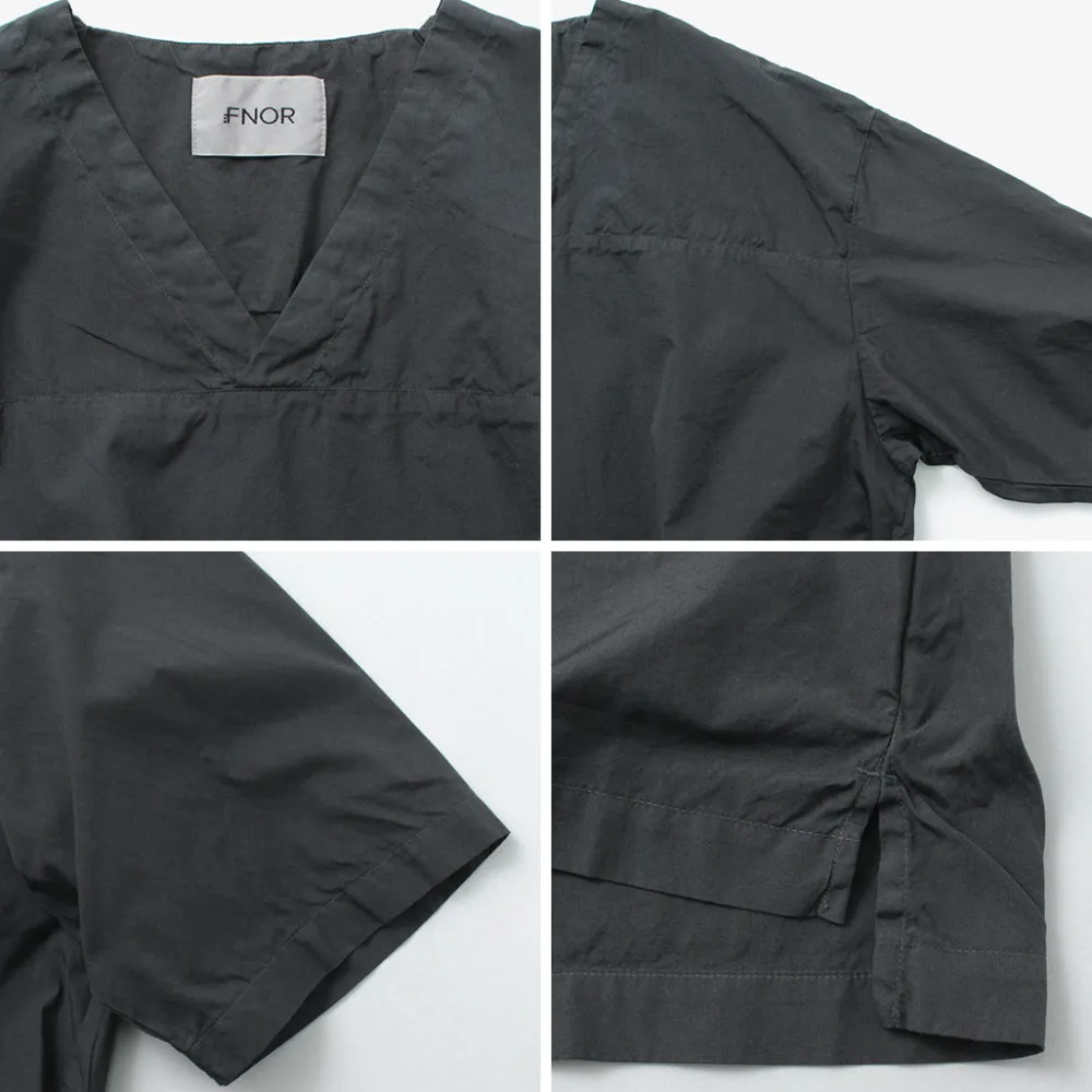 FNOR Shirts^/ Mathon Garment dye Hospital shirt black