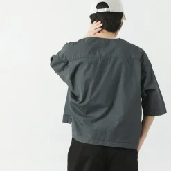 FNOR Shirts^/ Mathon Garment dye Hospital shirt black