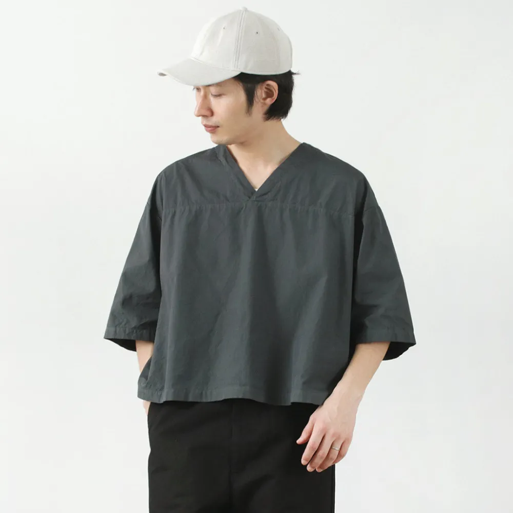 FNOR Shirts^/ Mathon Garment dye Hospital shirt black