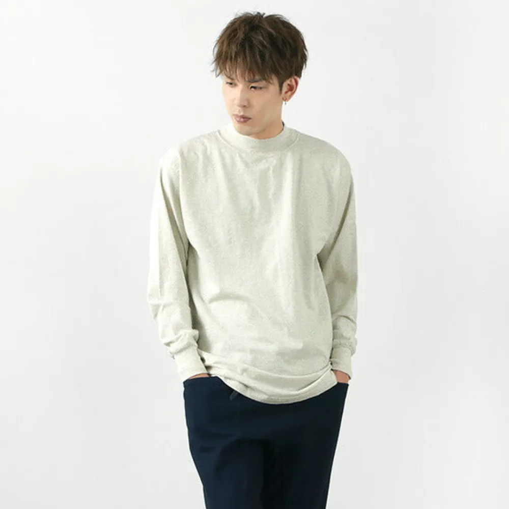 FNOR T-Shirts^/ Mock Neck Long Sleeve T-Shirt
