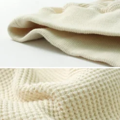FNOR Sweatshirts^/ Open-Ended Waffle Half-Zip Pullover