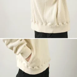 FNOR Sweatshirts^/ Open-Ended Waffle Half-Zip Pullover
