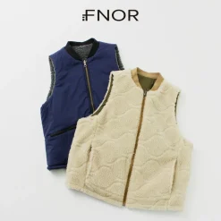 FNOR Vests^/ Quilted Sheepskin Boa MIL Vest