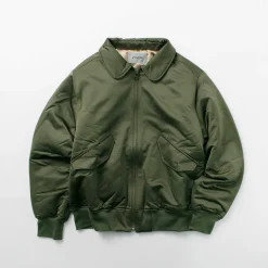 FNOR Jackets^/ Slight Satin Pair Away Flight Jacket khaki