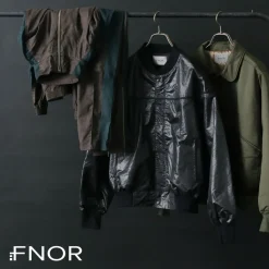 FNOR Jackets^/ Slight Satin Pair Away Flight Jacket khaki