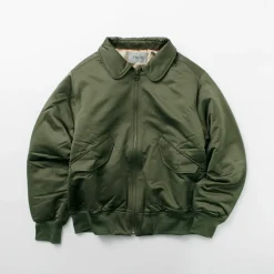 FNOR Jackets^/ Slight Satin Pair Away Flight Jacket khaki