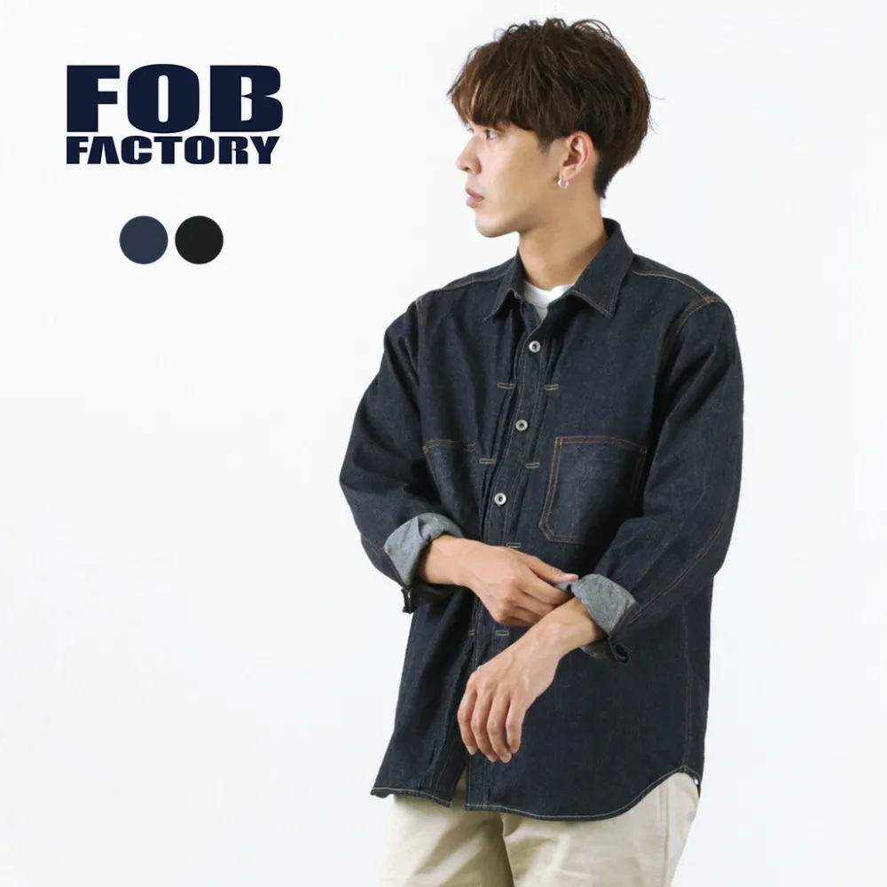 FOB FACTORY Shirts^/ Denim Cole Minor shirt
