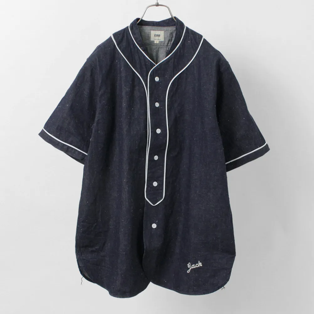 FOB FACTORY Shirts^/ F3490 Baseball Shirt