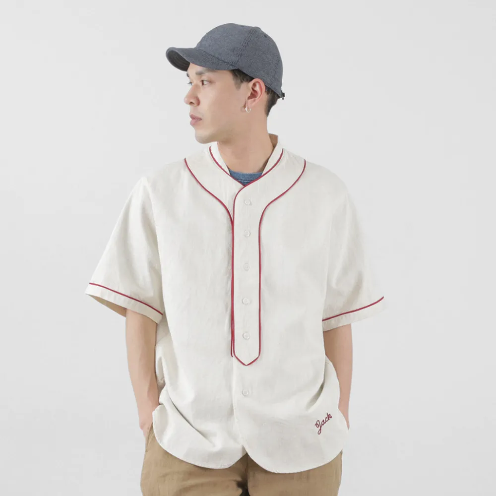 FOB FACTORY Shirts^/ F3490 Baseball Shirt