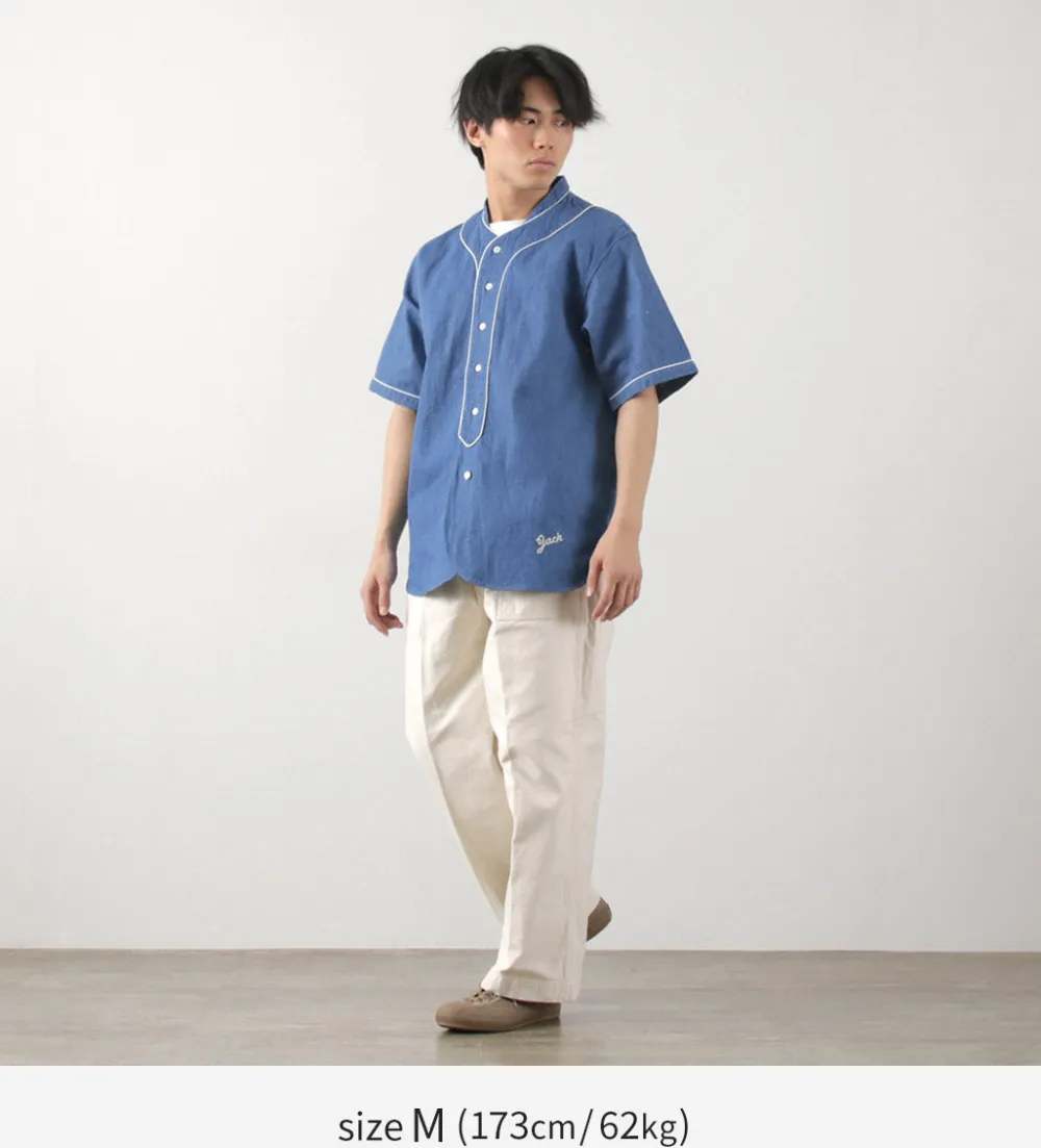 FOB FACTORY Shirts^/ F3490 Baseball Shirt