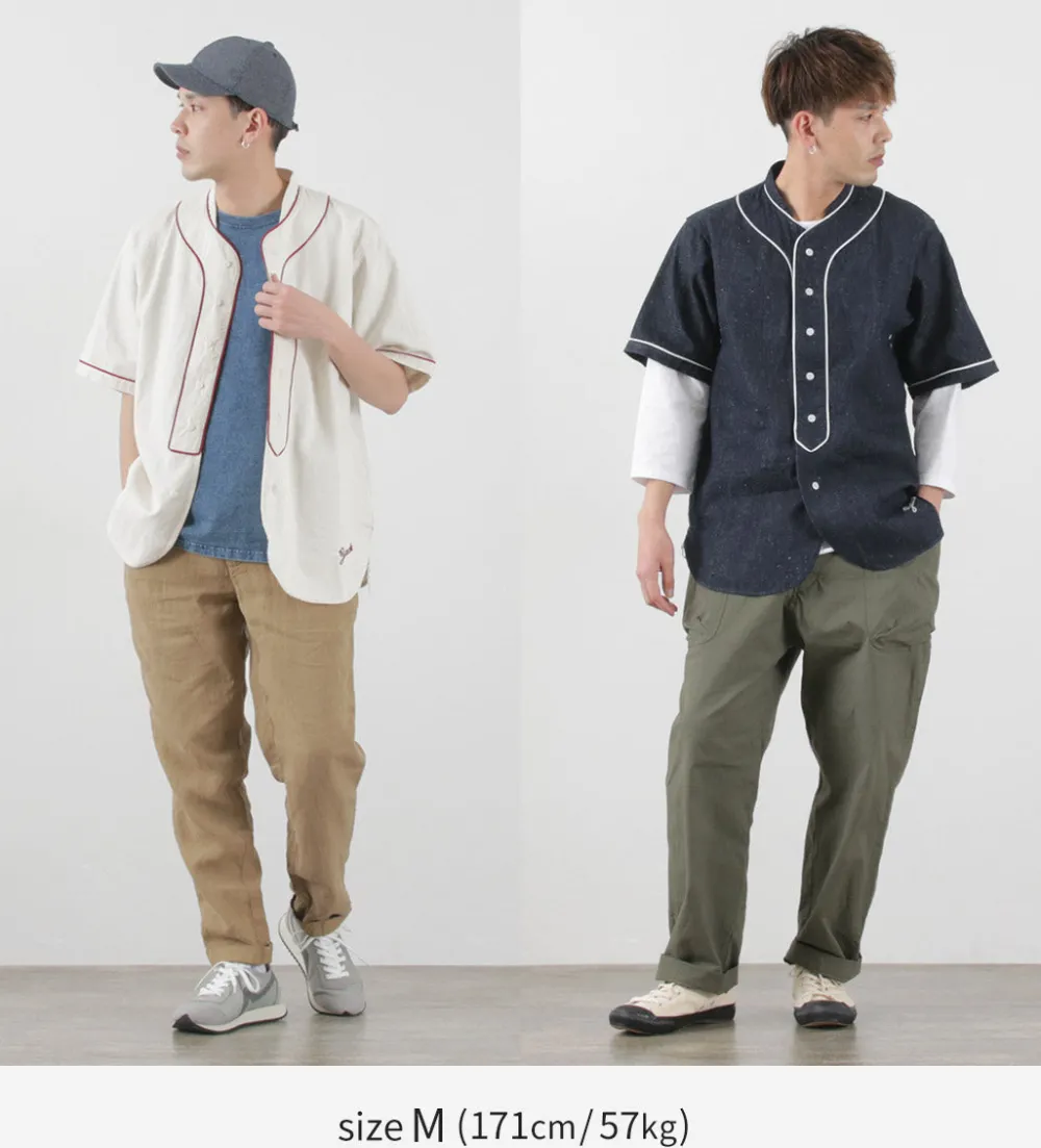 FOB FACTORY Shirts^/ F3490 Baseball Shirt