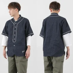 FOB FACTORY Shirts^/ F3490 Baseball Shirt