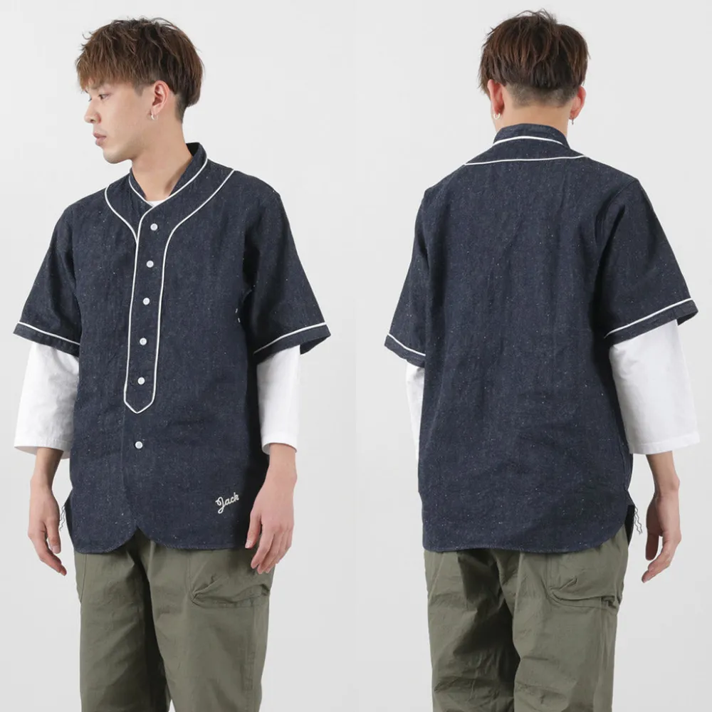 FOB FACTORY Shirts^/ F3490 Baseball Shirt