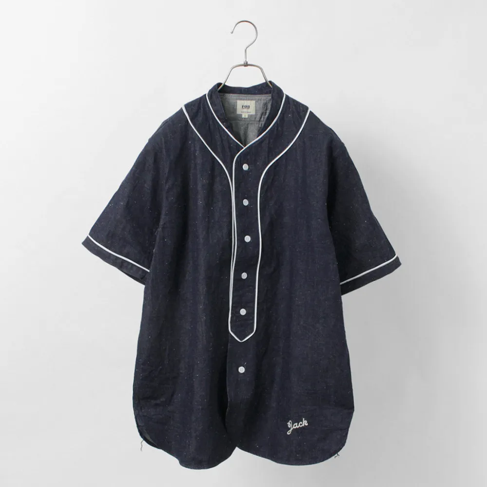 FOB FACTORY Shirts^/ F3490 Baseball Shirt