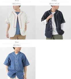 FOB FACTORY Shirts^/ F3490 Baseball Shirt